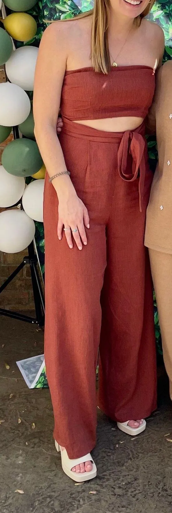 Hello Molly Burnt orange Jumpsuit - Image 2
