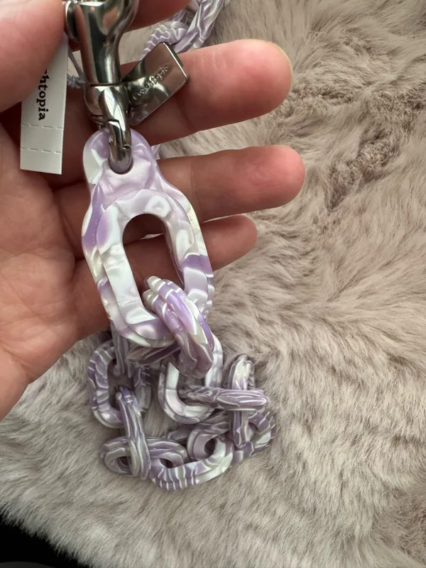 Coach Resin Short Chain Strap ck544 purple - Image 2