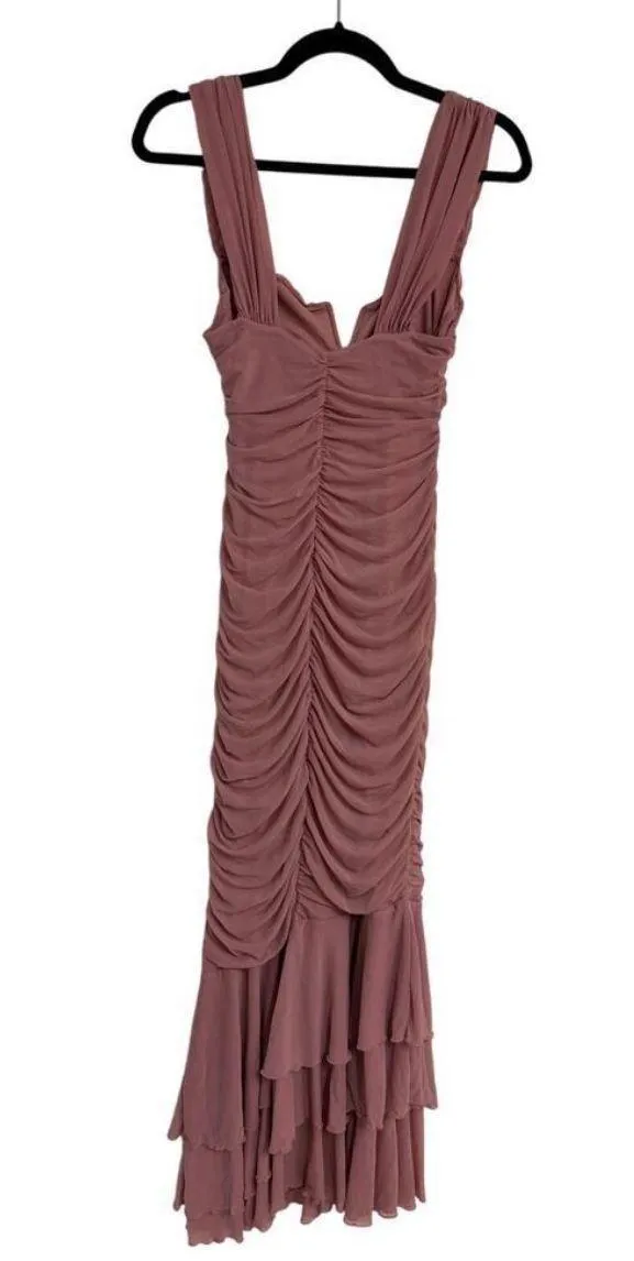 Michael Costello x REVOLVE Hilary Gown in Blush Rose Pink Medium - Image 6