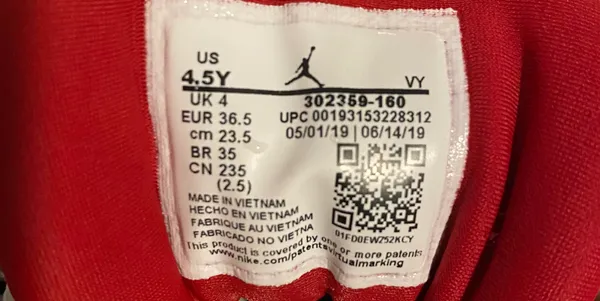 Jordan Air 9 Retro BG ‘Gym Red’ - Image 7