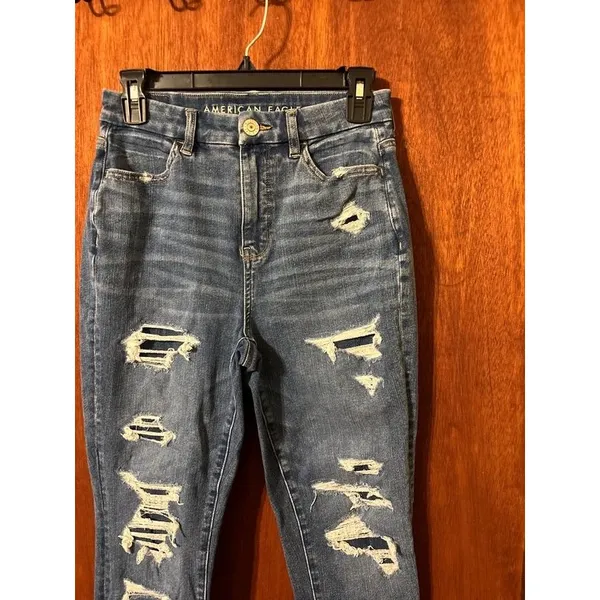 American Eagle Size 4 Jeans Curvy Hi-Rise Jegging The Dream Jean - Image 2