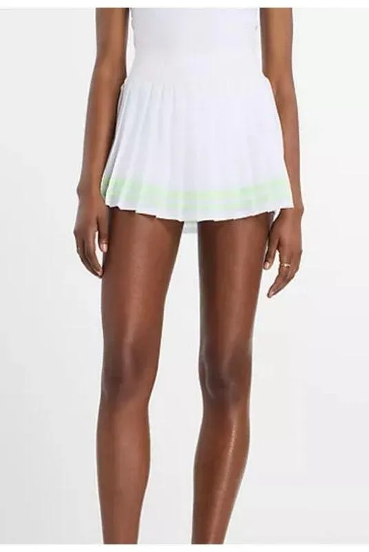 New Balance Tennis Skort Tournament Novelty Size M White Green - Image 5