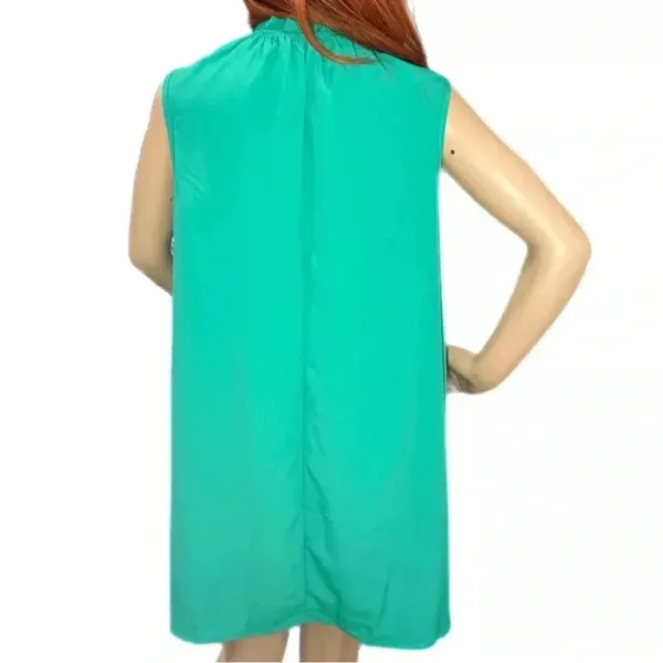 CES FEMME Boutique Dress Sleeveless Chiffon Short Casual Summer Ruffle Medium - Image 5