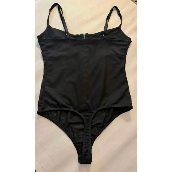 Free People Intimately Night Rhythm Corset Bodysuit in black size small - Image 5
