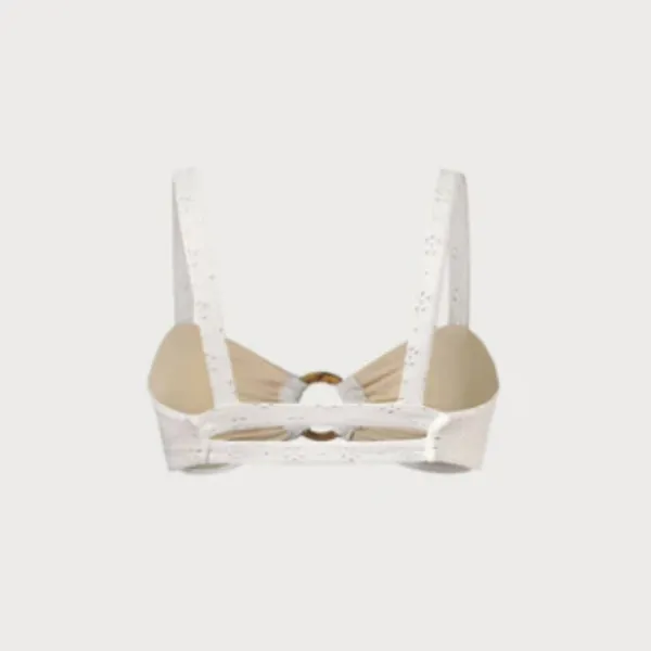 BERLOOK Ruched Floral Cutout Bikini Top ONLY 66 - Image 5