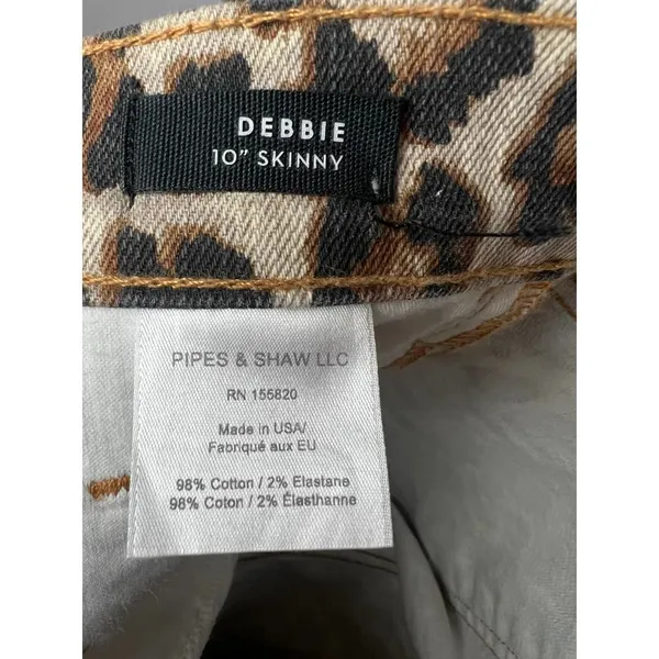 Veronica Beard Debbie Leopard Jeans Sz. 24 - Image 6