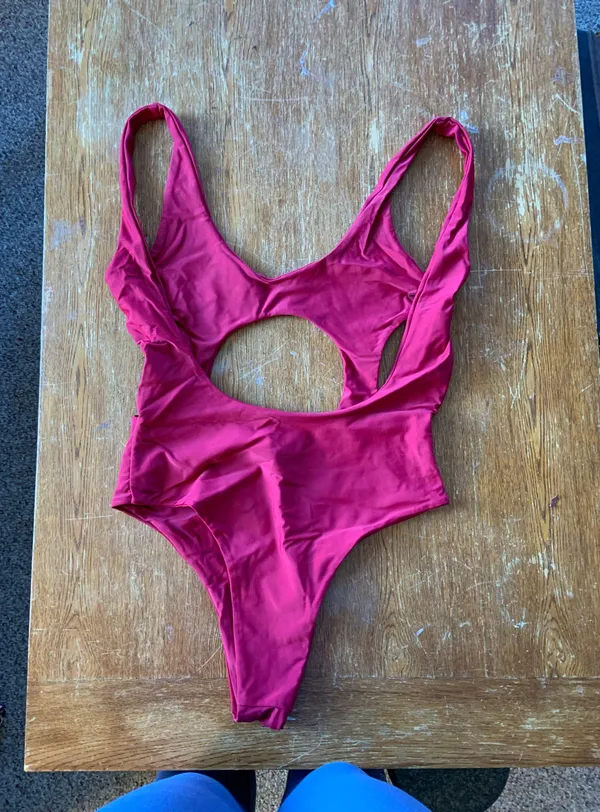 Amazon Maroon Red One Piece - Image 2