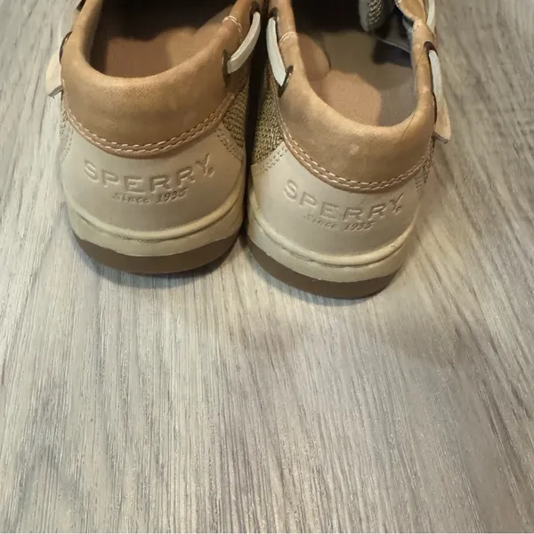 Sperry Top Sider Women’s 7 Tan Boat Shoe Loafers - Image 3