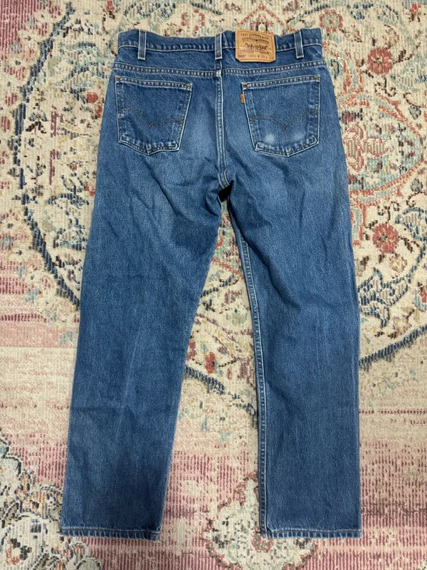 vintage 1996 orange tab Levi’s jeans 33×29 - Image 2