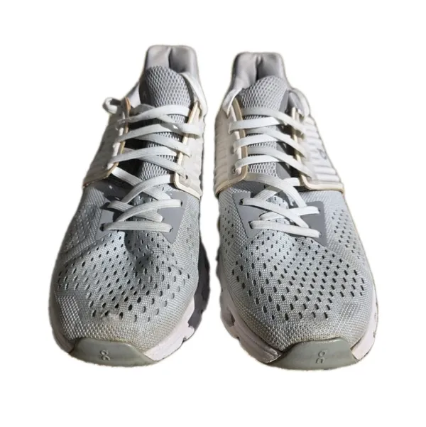 ON Womens Cloudswiftize Sneakers Shoes Size 8.5 Gray White Running Hiking - Image 3