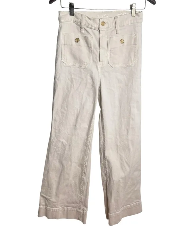 J.Crew Sailor denim trouser in ecru 27 - Image 4