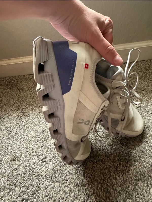 On Cloud X 3 AD Athletic Shoes in Undyed/Nimbus - Image 11