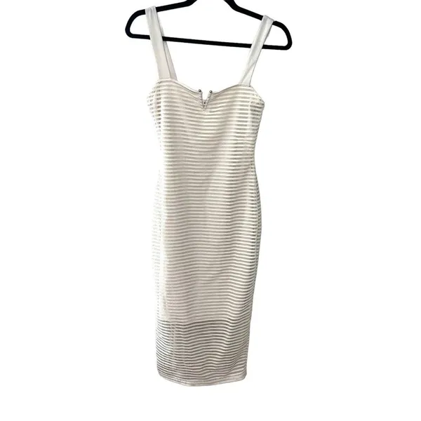 Good American Sheer Mesh Midi Dress - Image 3