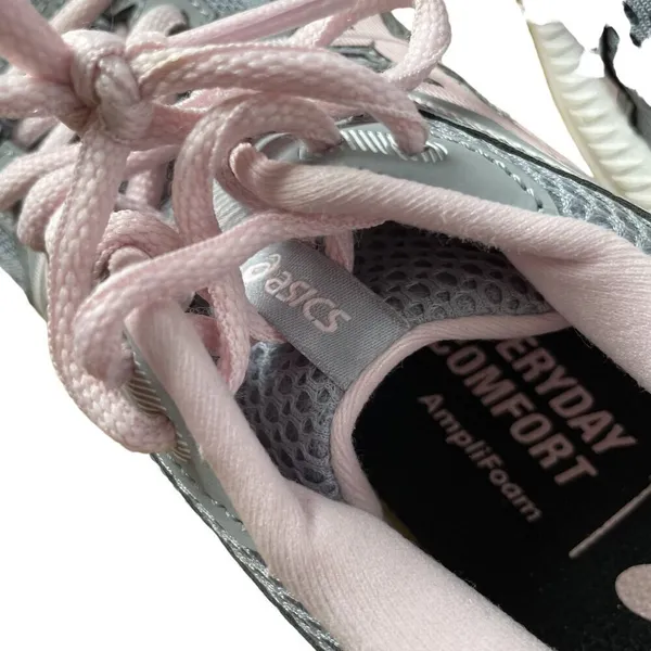 Asics everyday comfort amplifoam design gray pink size 8 sneakers‎ running shoes - Image 4