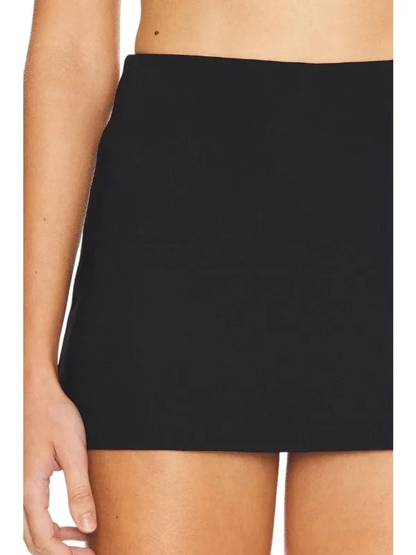 Amanda Uprichard x REVOLVE Cooper Skort in Black Small Womens Skirt Shorts - Image 5