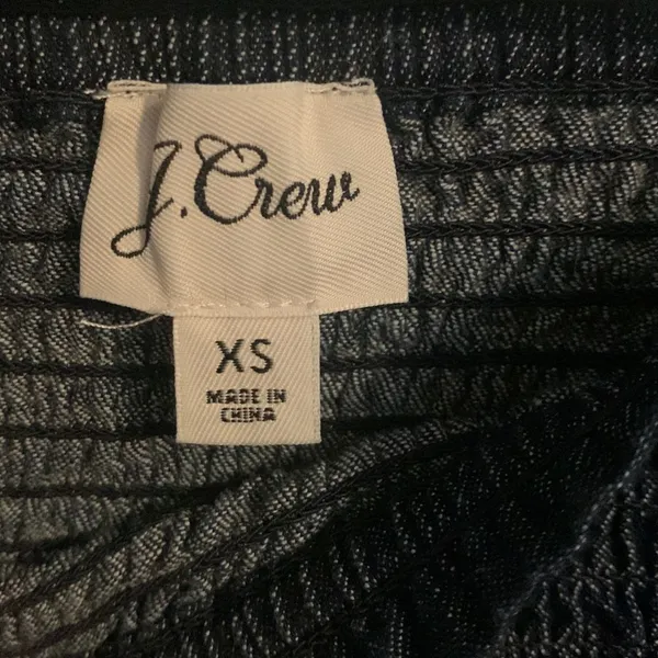 J.Crew Denim Off the shoulder Shirt - Image 3