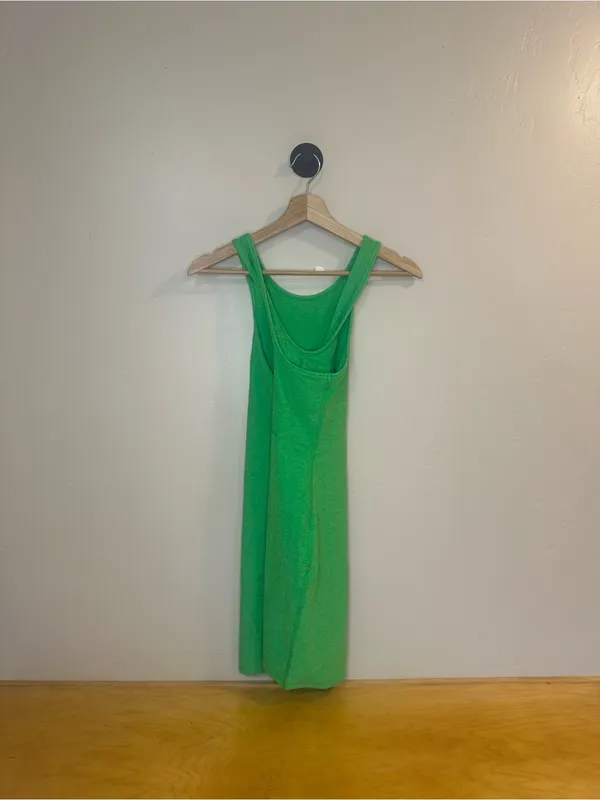 Beyond Yoga Neon Green Racerback Mini Dress - Image 4