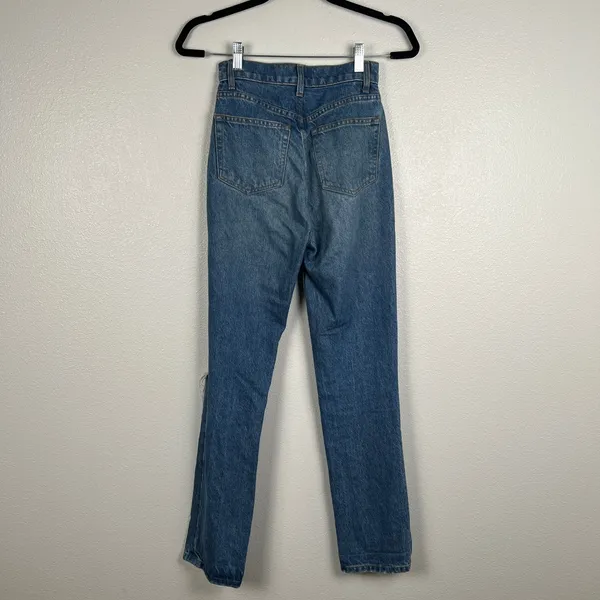 Reformation Jeans Women's Cynthia‎ High Rise Straight Jeans Sz 23 - Image 4