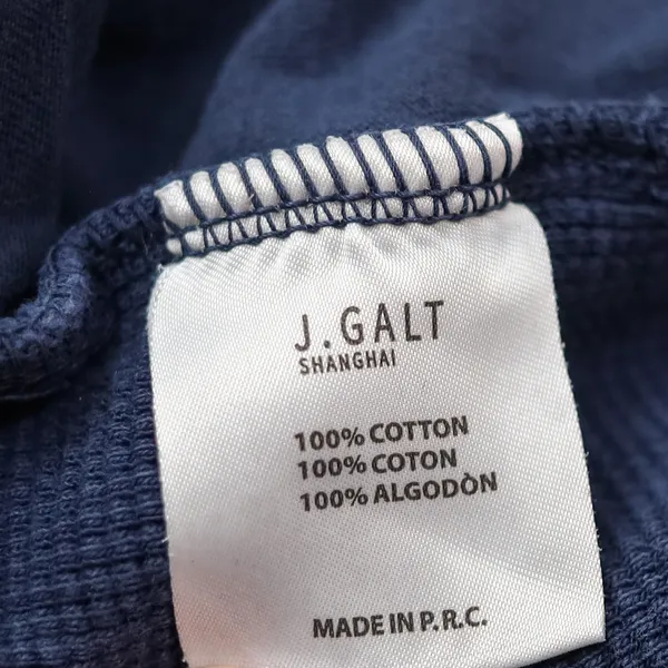 J Galt Waffle Knit‎ Shorts Womens Small Navy Blue San Francisco California - Image 5