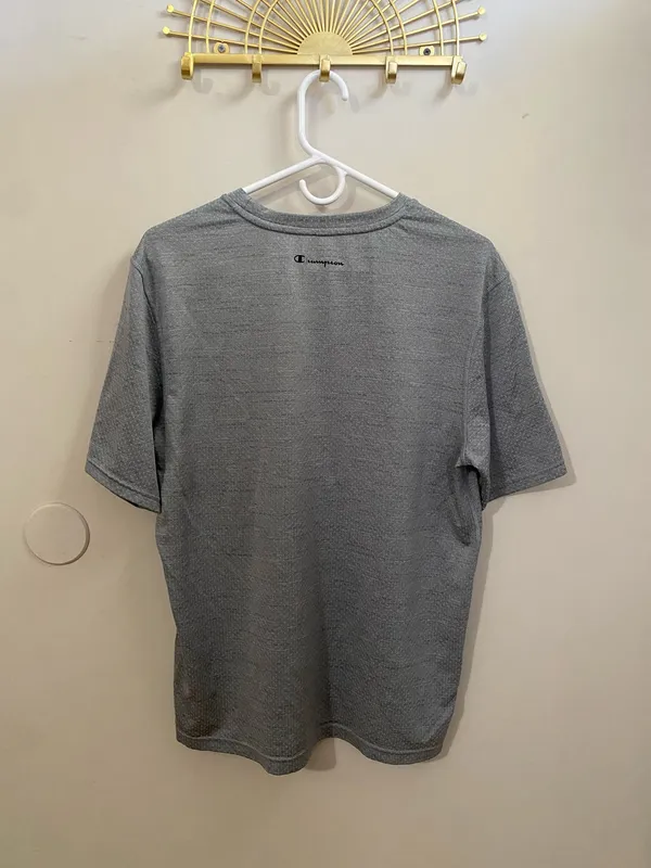 Champion Grey T-Shirt - Image 2
