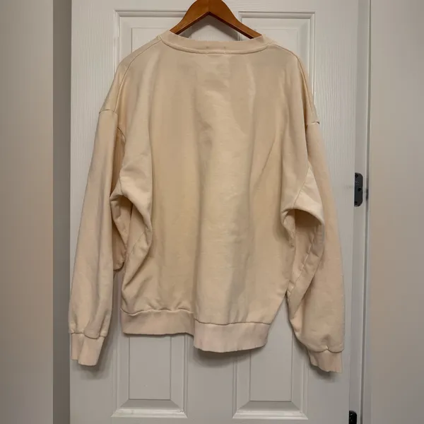 Nuuds Limited Edition Birthday Crewneck Sweatshirt - Bone/Sand Large - Image 2