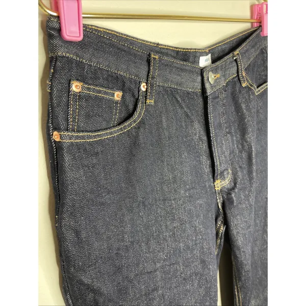Parke Low Rise Baggy Jean in Dark Wash Blue Sz 29 - Image 4