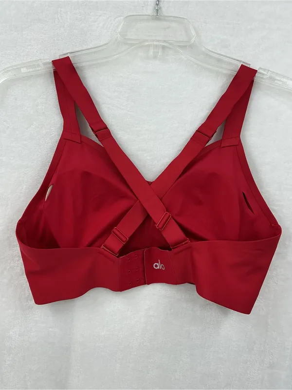 ALO Yoga Red Wireless Seamless Bra - Image 5