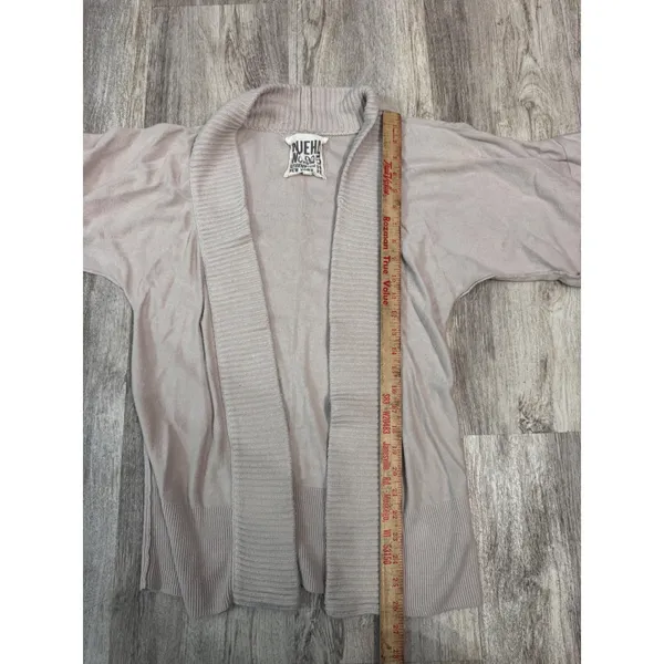 Ruehl No 925 Greenwich St New York Kimono Cardigan Light‎ Gray Size S - Image 6