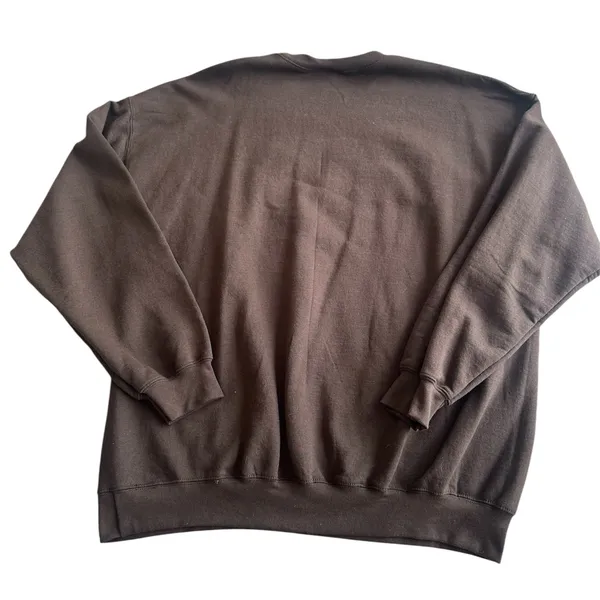 BABE‎ Women's Brown Crewneck Embroidered Sweatshirt XL NWOT - Image 5