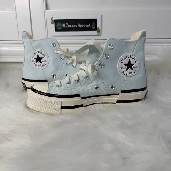 New Converse Chucks 70 Platform Vintage Canvas High Tops Size 9 Women - Image 3