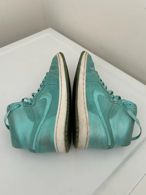 Nike Air Jordan Women’s 1 Retro High Soh Light Aqua Size 8.5 - Image 11