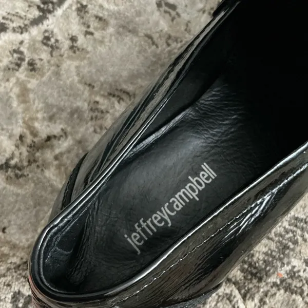 Jeffrey Campbell Dressy Patent Leather Loafers🖤🖤 - Image 12