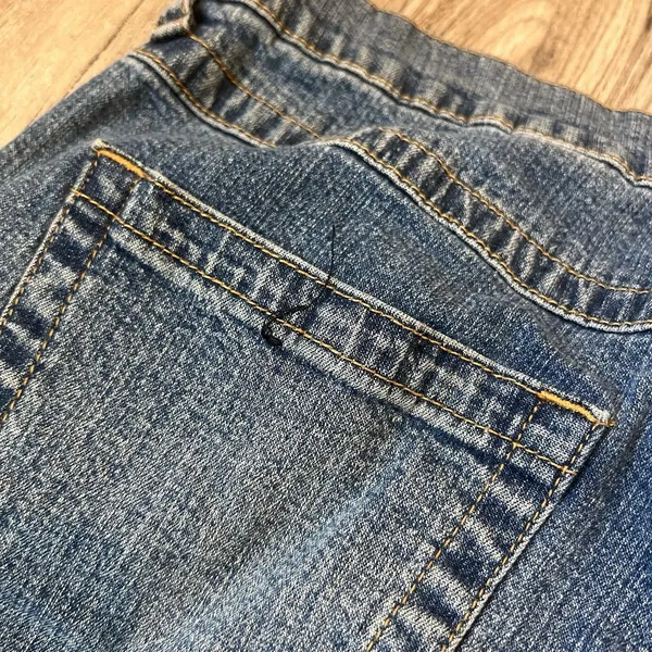 Baby Phat Jeans Bell Bottoms Size 14 Juniors Mid-Rise Vintage Blue Jeans #91 - Image 10