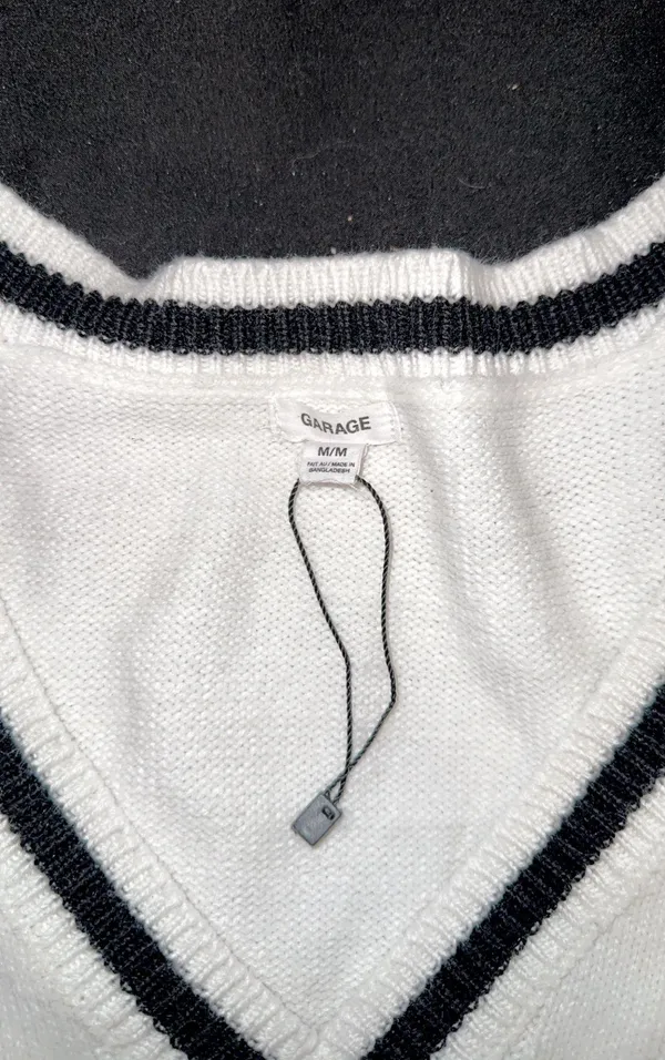 Garage White Sweater - Image 2