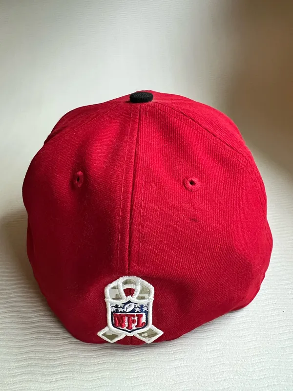New Era 59Fifty San Francisco 49ers Fitted Hat Red Camo Brim Sz 7 1/8 NWT - Image 7