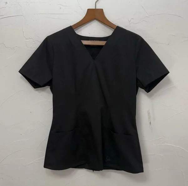 Jaanuu Zip Back Contour Scrub Top - Image 12