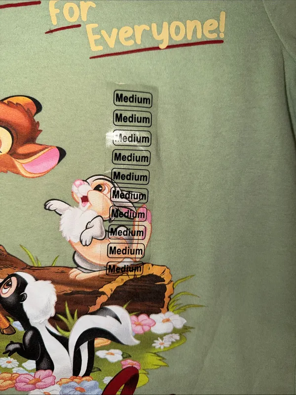 Disney Bambi Graphic Tee - Green Shirt - Image 2