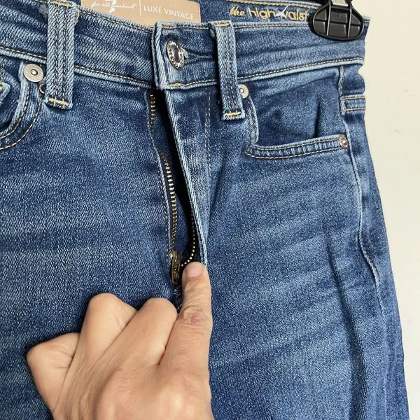 7 For All Mankind Jeans High-Waisted Ankle Skinny 24 - Image 5