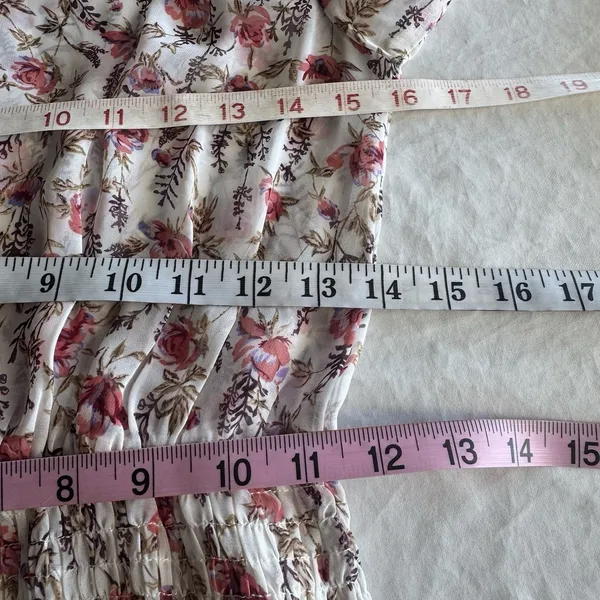 Princess Polly Dress Sz 2 Mini Floral Ruffle Tiered Sheer Whimsical Coquette - Image 12