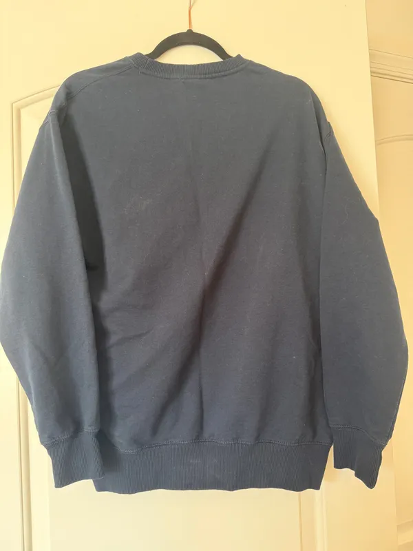 Navy crew neck Blue Size M - Image 2