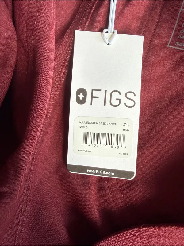 FIGS Livingston Basic Straight-Leg Scrub Pants Size 2XL - Image 8