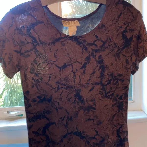 Vintage Brown Long‎ Dress - Image 4