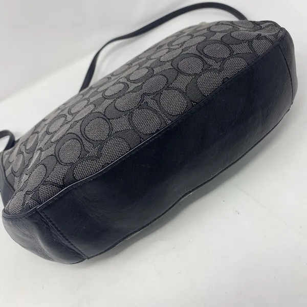 Coach Signature Chelsea Jacquard Crossbody Bag Purse 37584 Black - Image 7