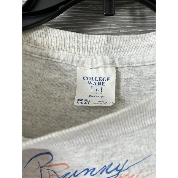 Vintage 1994 Warner‎ Bros Bugs Bunny Graphic T Shirt College Ware USA One size - Image 2