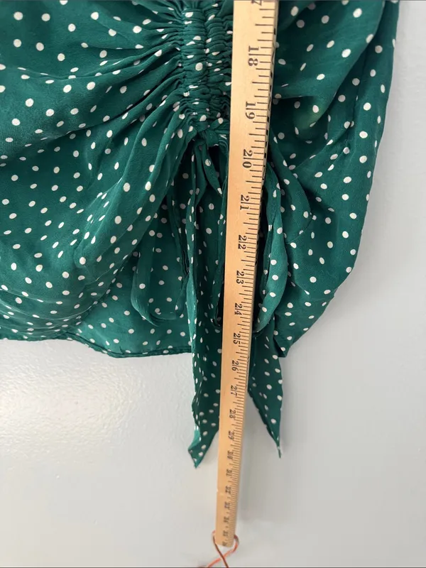 Maeve Anthropologie Polka Dot Top Size 2 Office Business Casual - Image 6