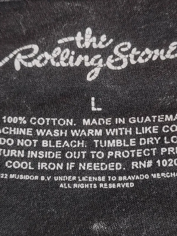 The Rolling Stones Black Short Sleeve Tee Size Large Rolling Stones T-Shirt - Image 6