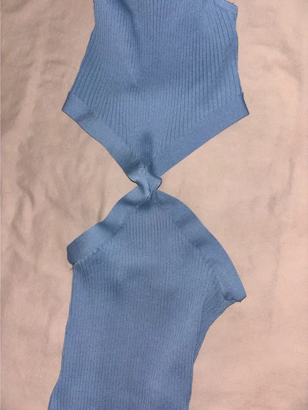 Blue Deluc Dress - Image 3