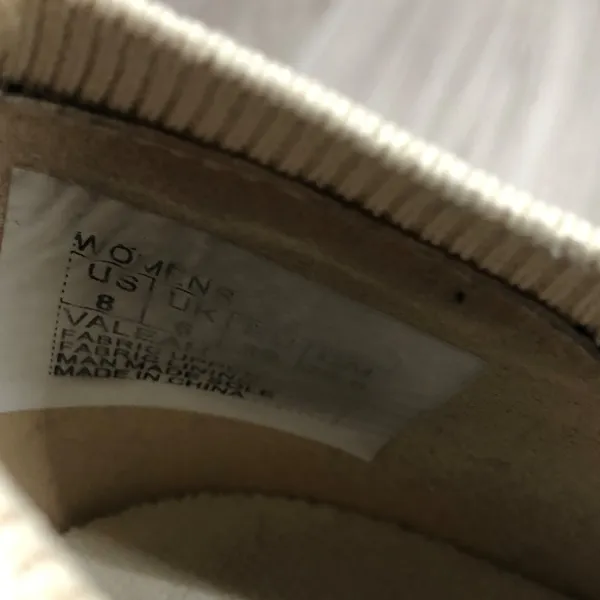 Gianni Bini Beige & Black Leopard Knit Slip-On Platform Sneakers Size 8 - Image 10