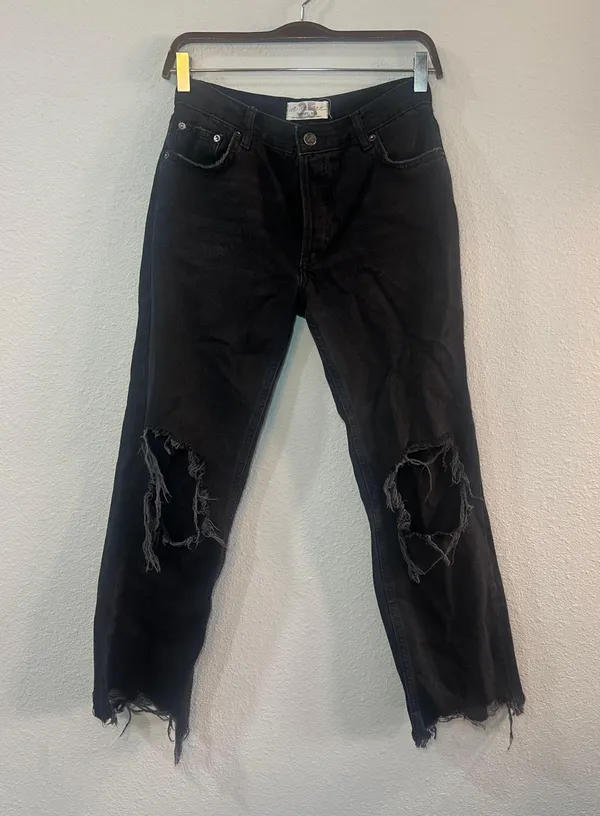 Free People We The Free Maggie Mid-Rise Straight-Leg Jeans - Image 2