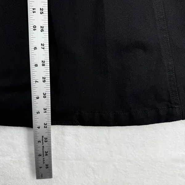 Lauren Ralph Lauren Black Cotton Velvet Trim Riding Blazer Jacket Large L‎ RL - Image 4
